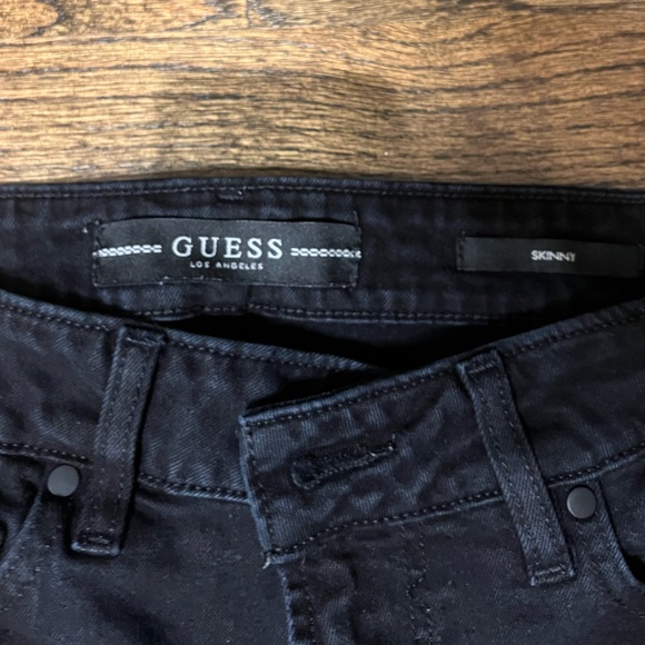 GUESS Skinny Fit Ripped Jeans - Picture 2 of 3